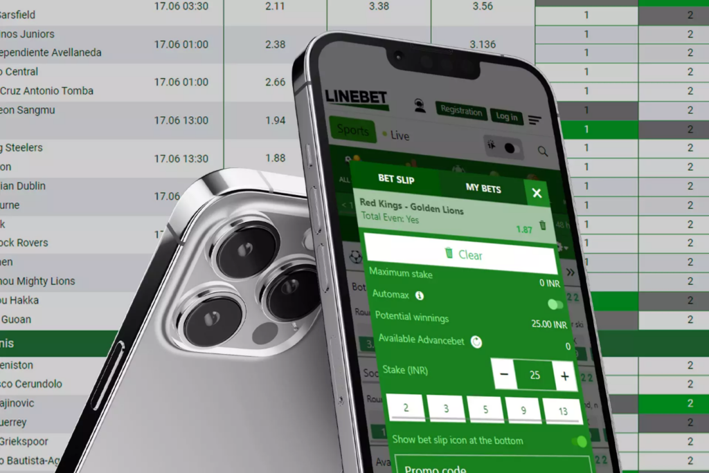 Install the APK and start playing with Line Bet